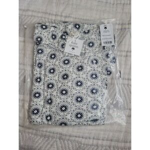 Kate Quinn Women's Bamboo Long Sleeve Lounge Top Navy Compass Small NIB